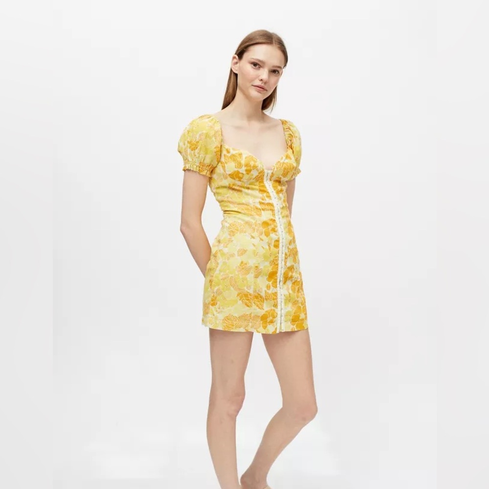 UO Britney Hook and Eye Mini Dress